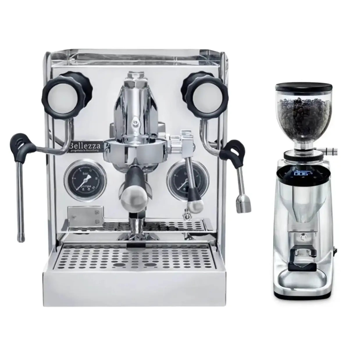 Bellezza Home Espresso Bundle - Francesca Espresso & Piccola Grinder