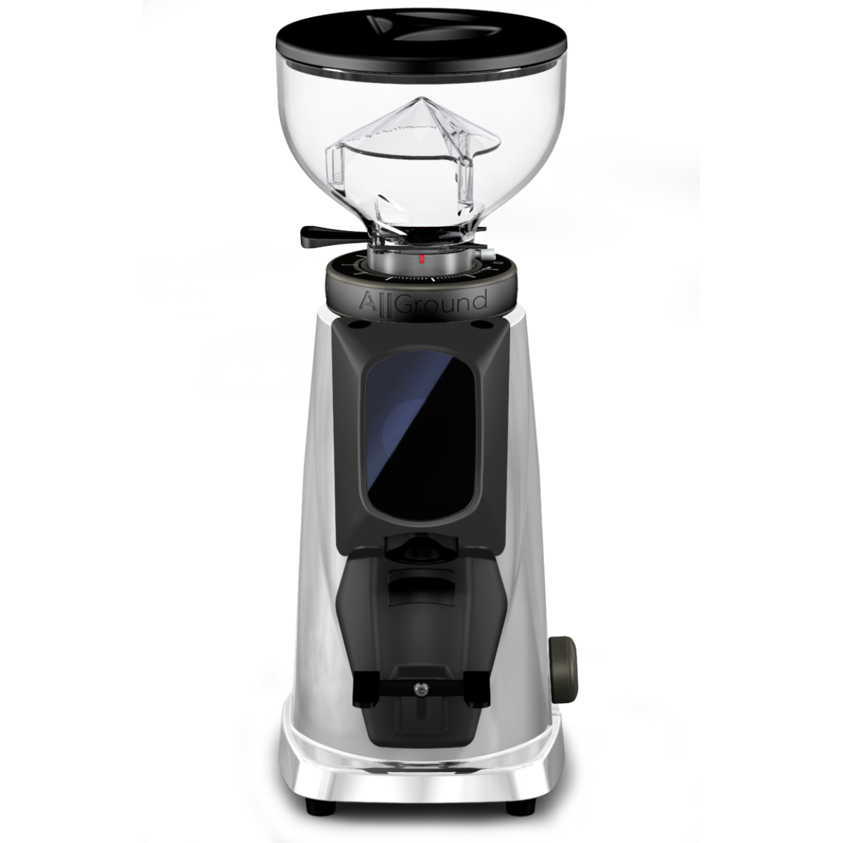 Fiorenzato Allground Sense in Chrome/Black - Prime Coffee Suppliers.co.uk