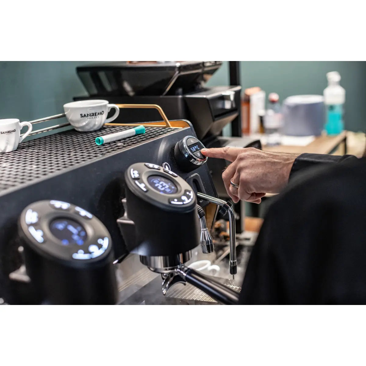Sanremo D8 Pro 2 Group + SR83 E Pro Grinder Commercial Bundle Kit