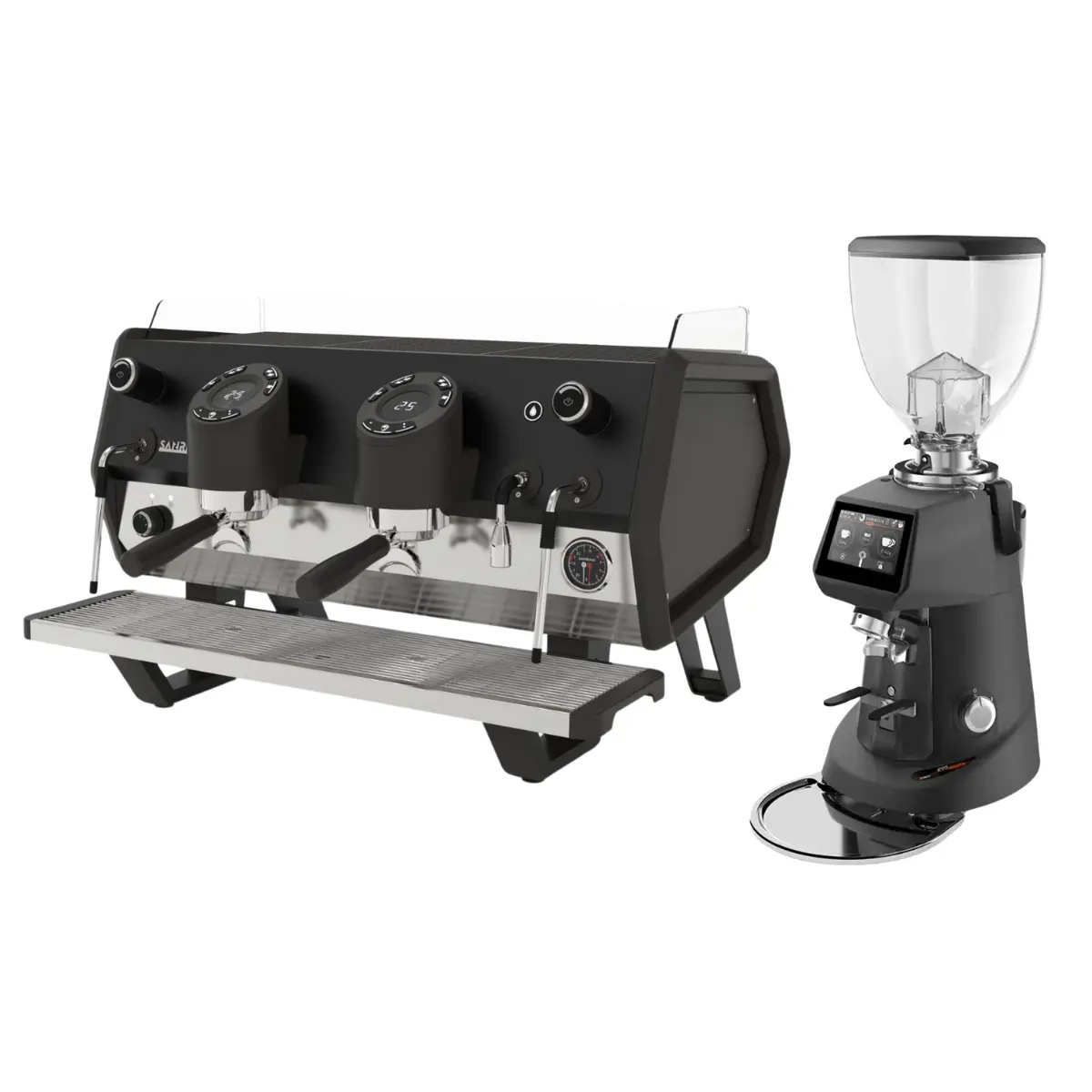 Sanremo D8 2 Group Espresso Machine + SR64 EVO Pro Sense Grinder - Commercial Bundle Kit