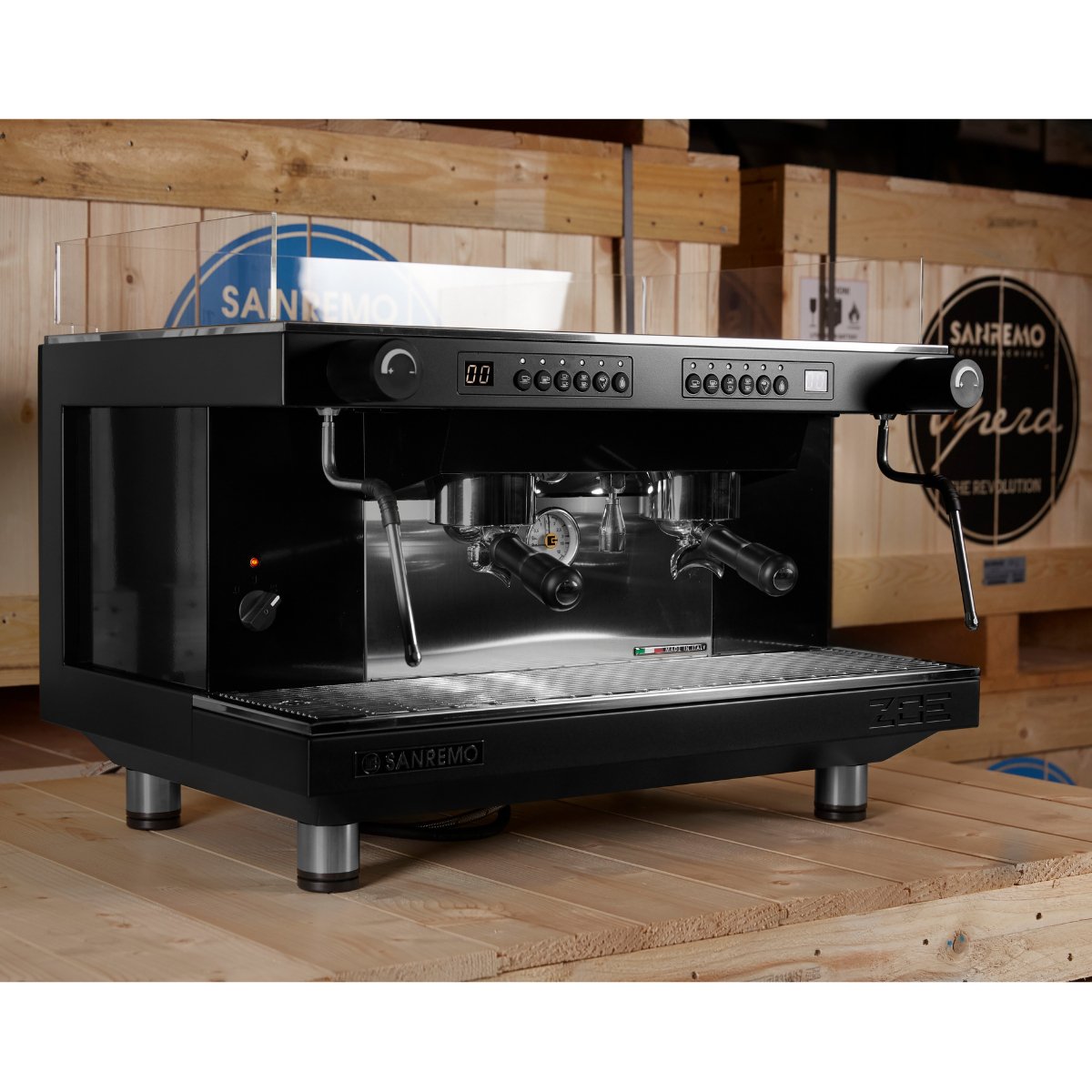 Sanremo Zoe Competition 2 Group Espresso Machine & SR64 EVO Pro Sense Grinder - Commercial Bundle Kit