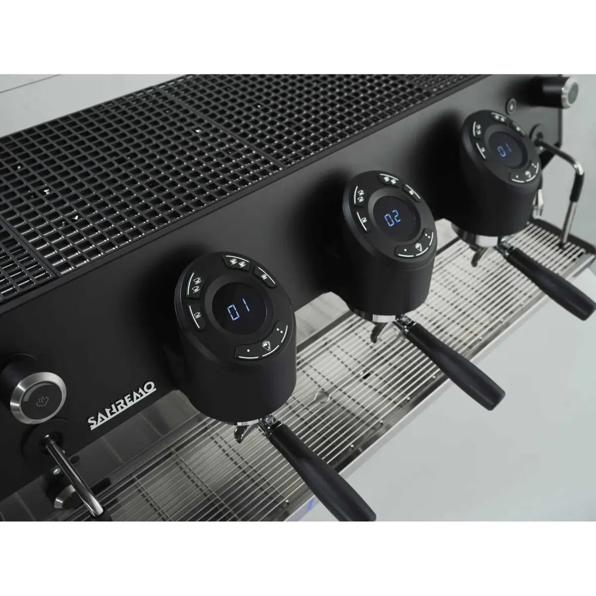 Sanremo D8 Plus 2 Group & SR64 EVO Pro Sense (Grind by Weight) Commercial Bundle Kit