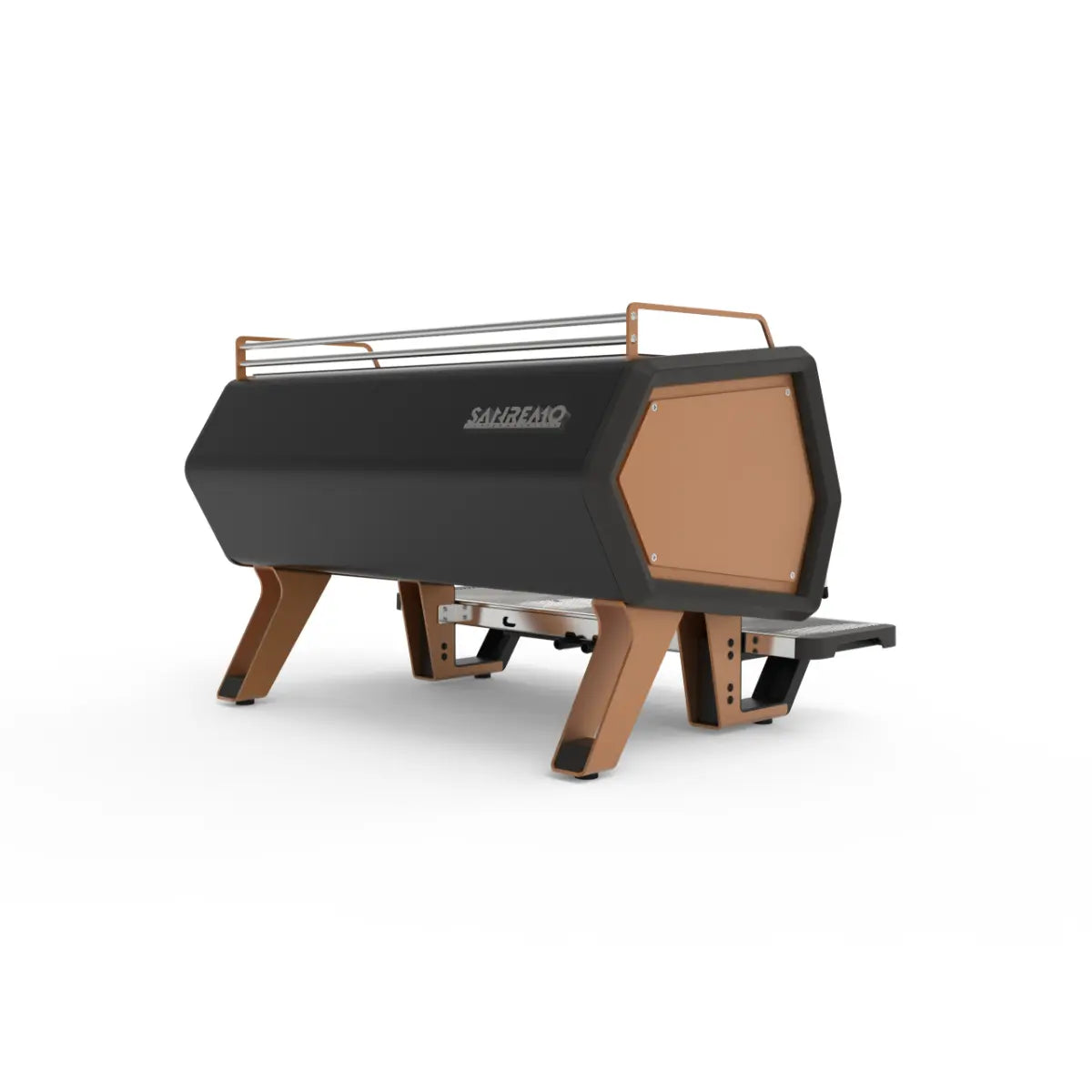 Sanremo D8 Pro 2 Group Espresso Machine - PID & Pre-infusion Black and Copper Gold