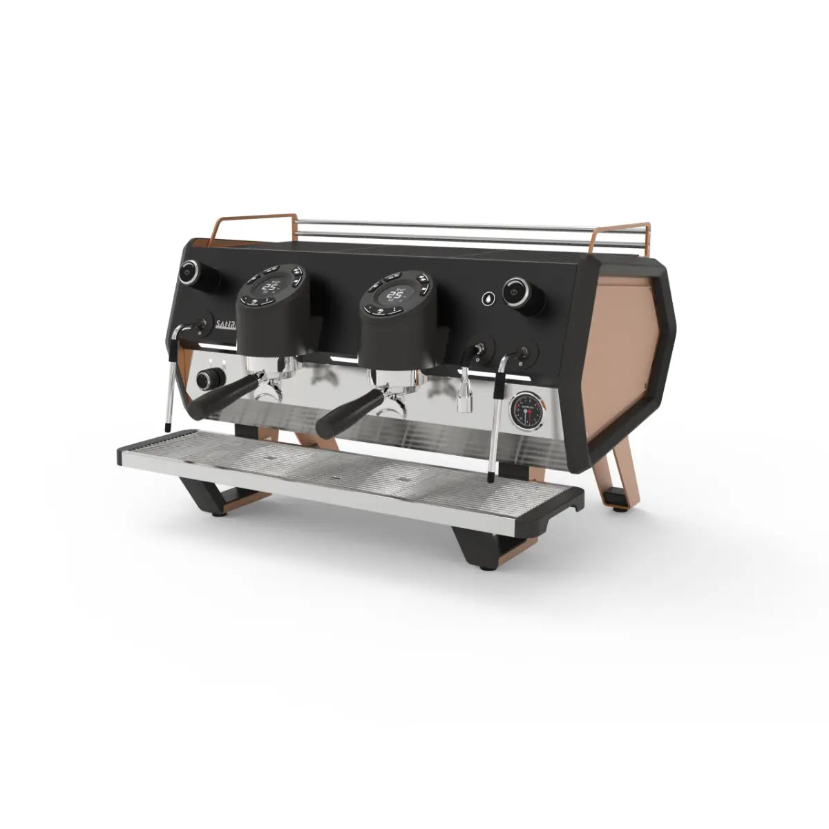 Sanremo D8 Pro 2 Group Espresso Machine - PID & Pre-infusion Black and Copper Gold