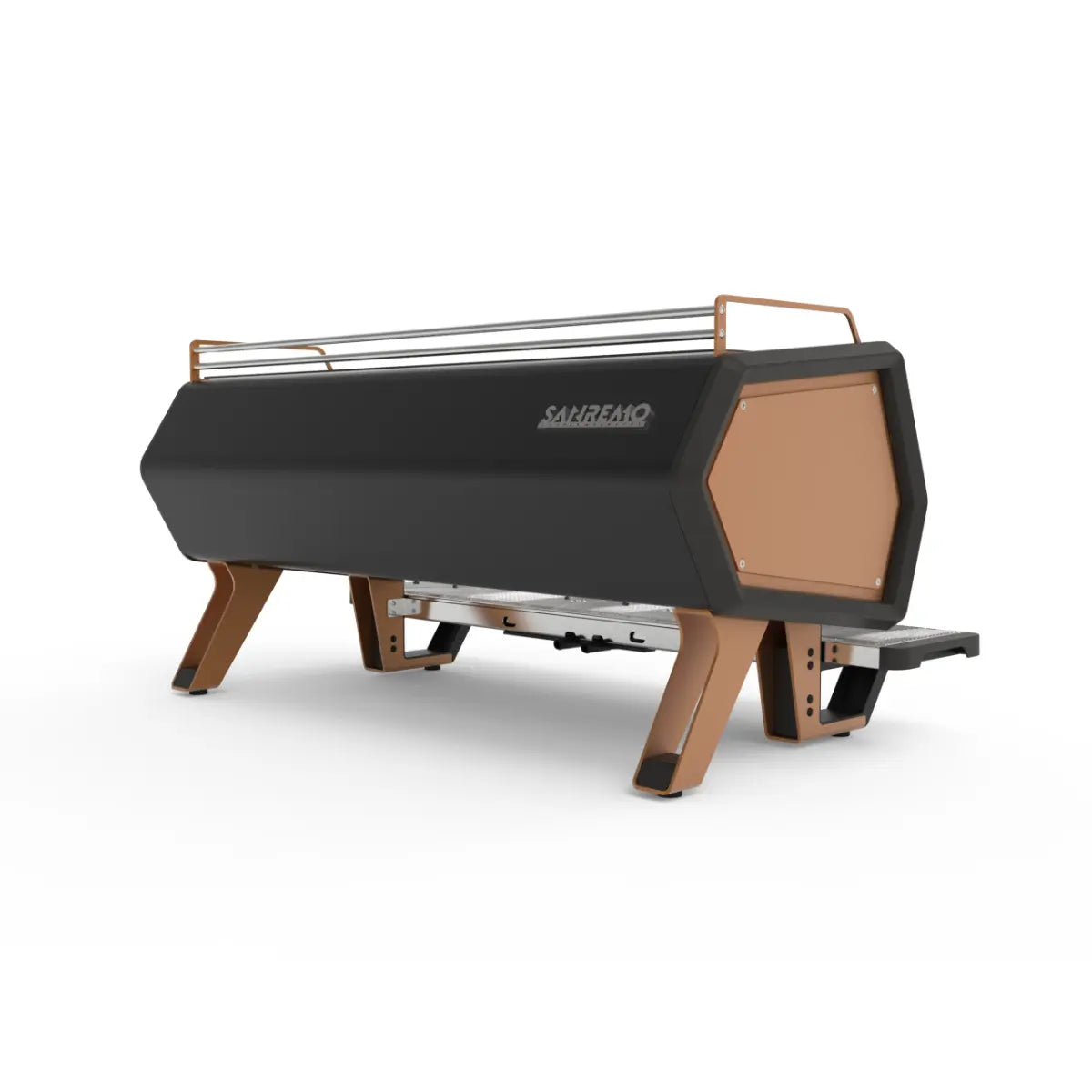 Sanremo D8 Pro 3 Group Espresso Machine - PID & Pre-infusion Black and Copper Gold