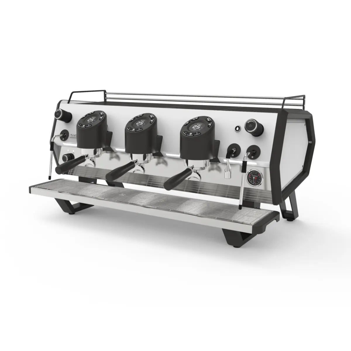Sanremo D8 Pro 3 Group Espresso Machine - PID & Pre-infusion Black and White