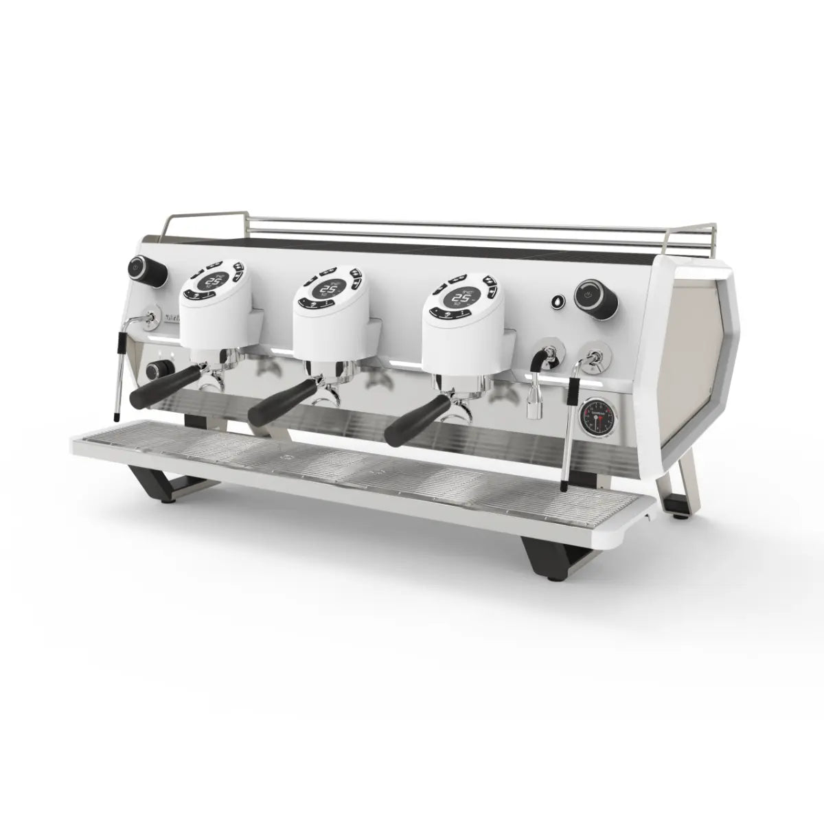 Sanremo D8 Pro 3 Group Espresso Machine - PID & Pre-infusion White and Champagne