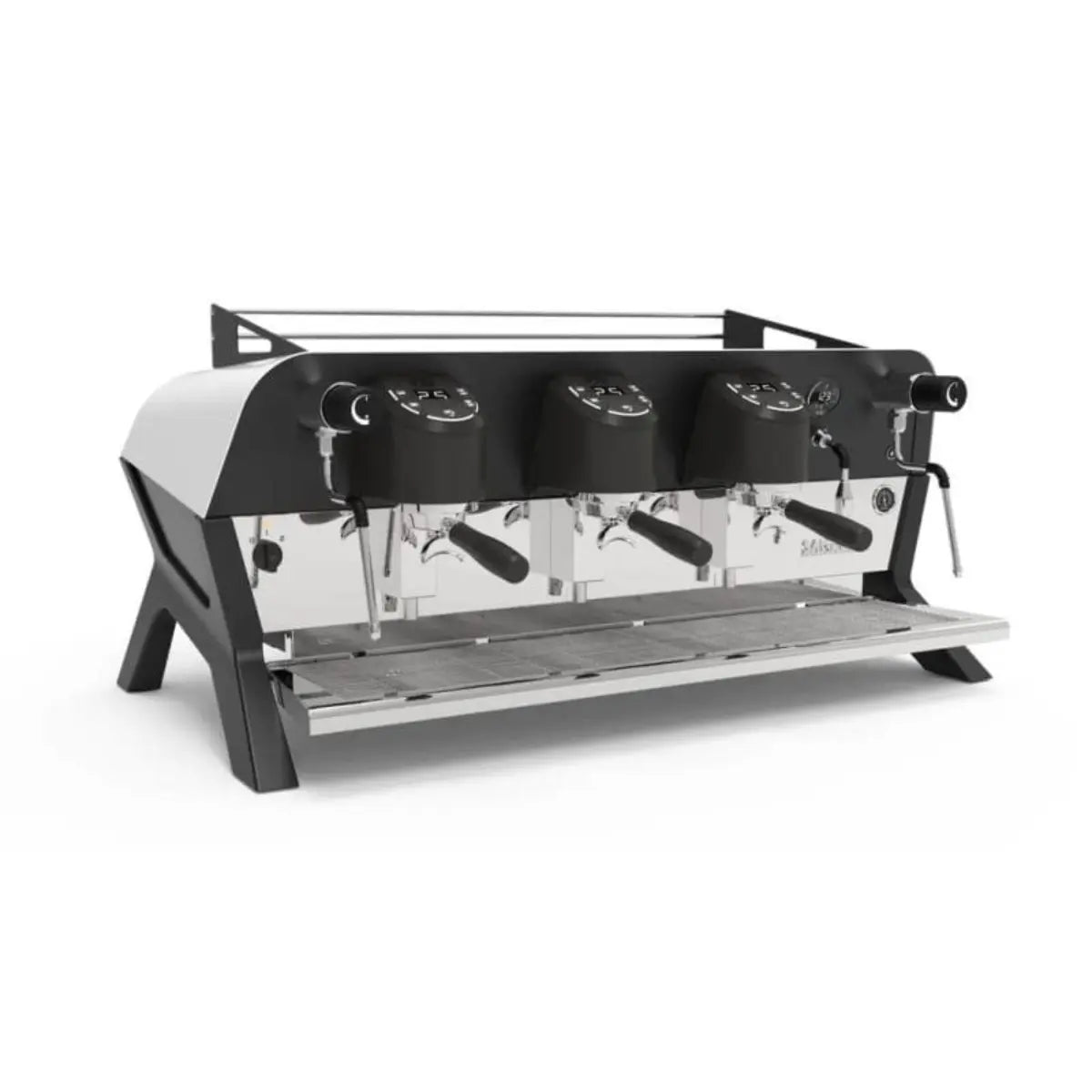 Sanremo F18 Single Boiler 3 Group Espresso Machine Black and White