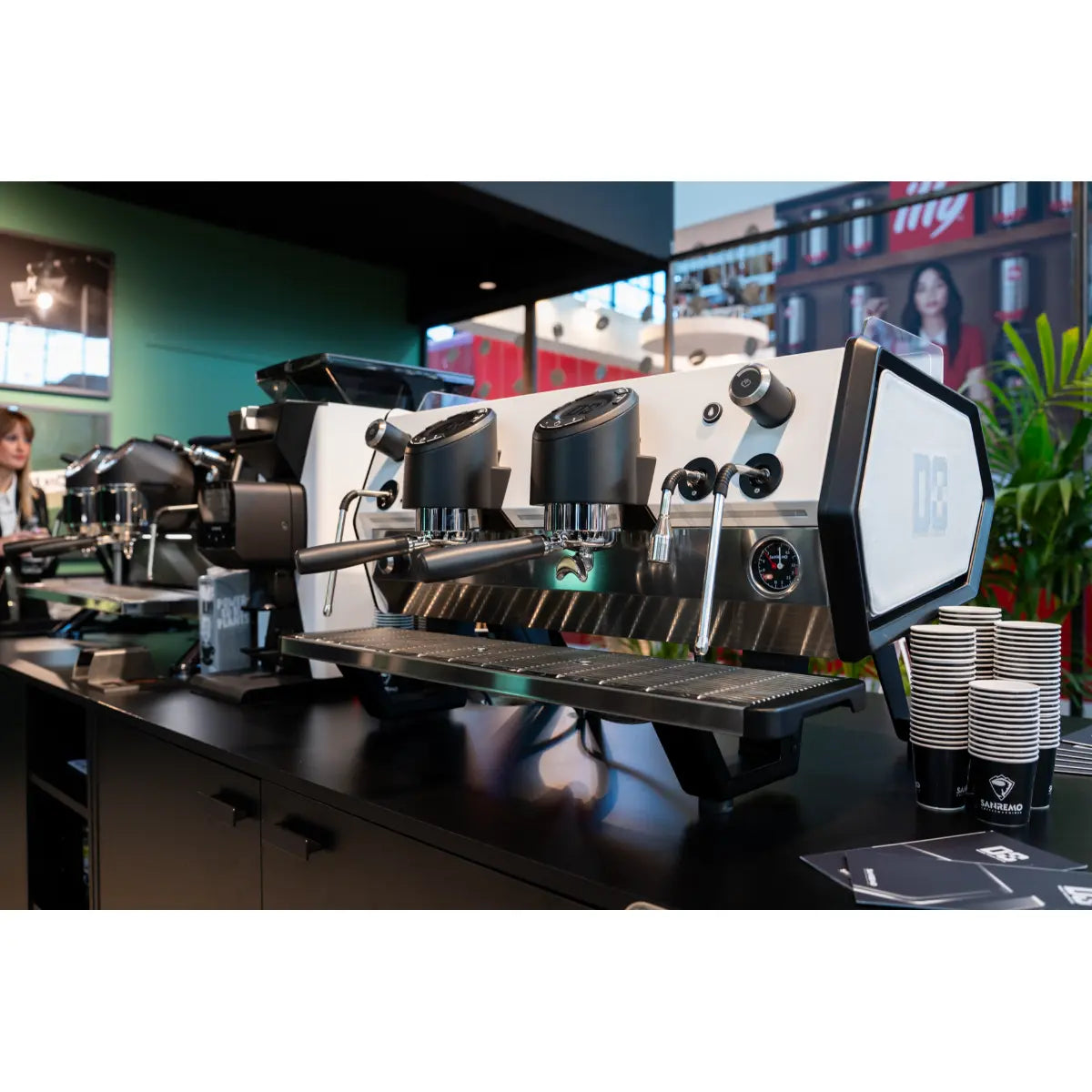 Sanremo D8 Pro 2 Group + SR64 EVO Pro Sense (Grind by Weight) Commercial Bundle Kit