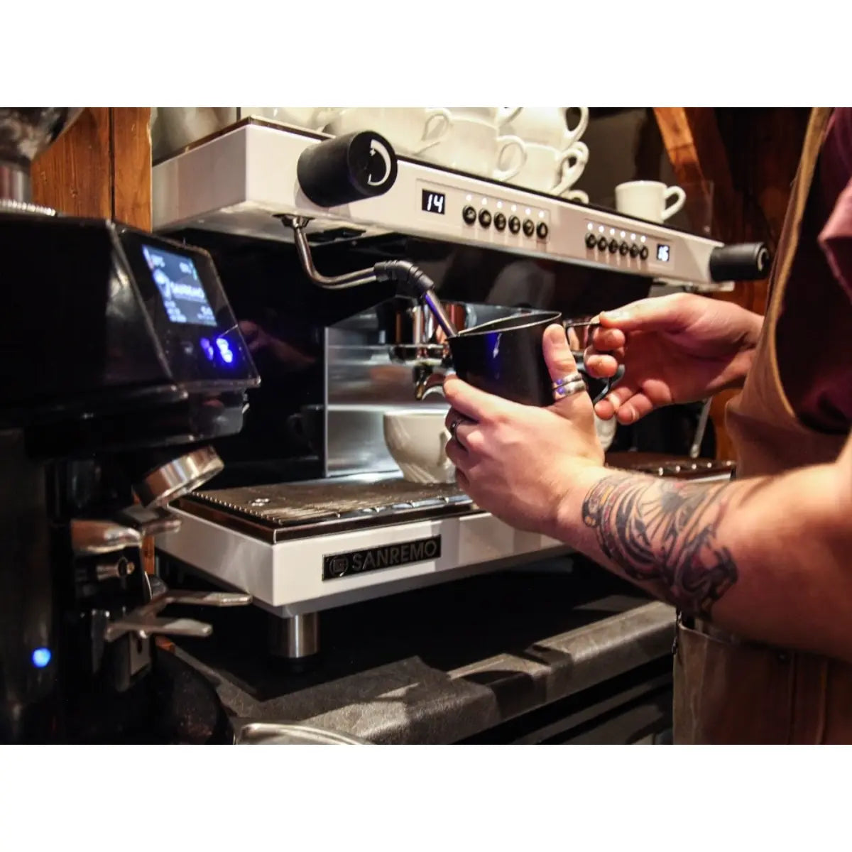 Sanremo Zoe SED 1 Group Espresso Machine + Fiorenzato F4 EVO Grinder - Commercial Bundle Kit