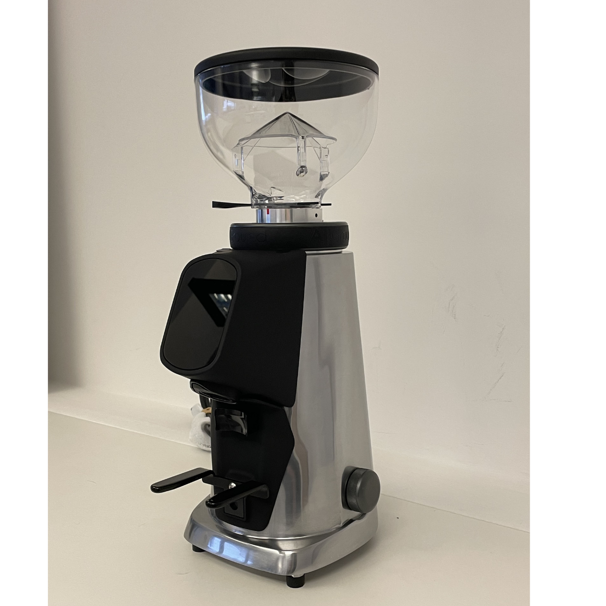 Fiorenzato Allground Sense in Chrome/Black - Prime Coffee Suppliers.co.uk