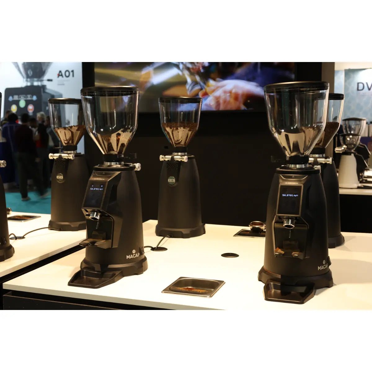 Macap - Macap Supra 83 Commercial Grinder - Digital On - Demand Dosing - Espresso Grinder - Prime Coffee Suppliers