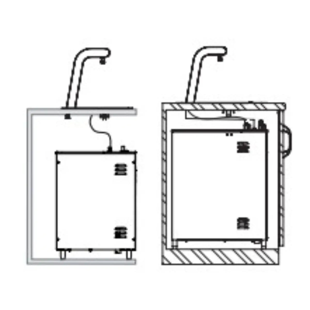JESUK - Marco UC45 Undercounter Ecoboiler - 3 Dispense - Water Boiler - Prime Coffee Suppliers