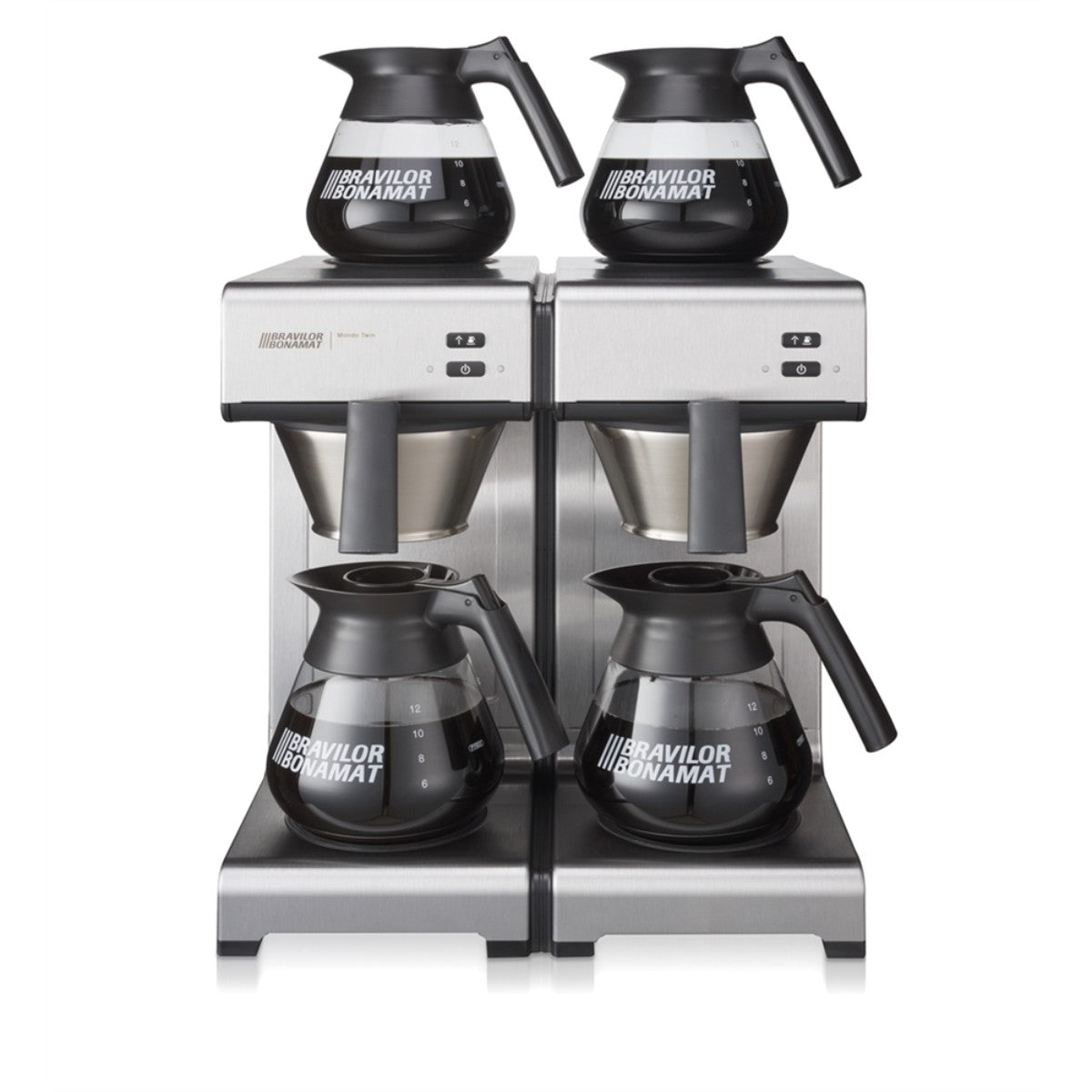 Bravilor - Bravilor Mondo Twin Quick Filtering Machine + 4x Decanters - Coffee Machine - Primecoffeesuppliers