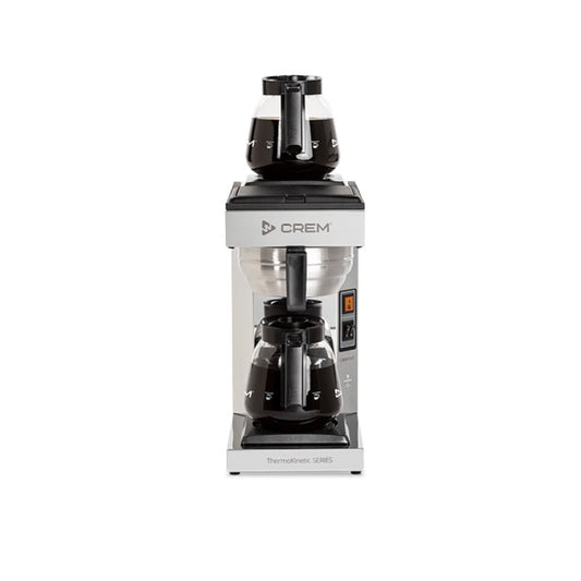 CREM - CREM M2 TK-Series Double Plate Pour & Serve + 2 x 1.8L Decanters + 25 Filter Papers - Espresso Grinder - Primecoffeesuppliers
