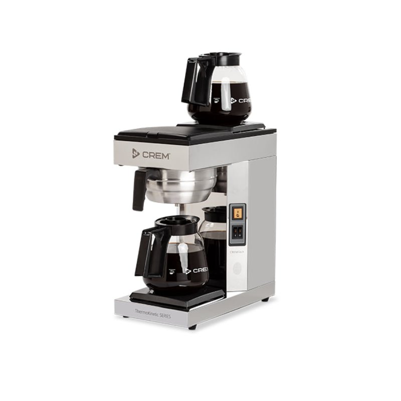 CREM - CREM M2 TK-Series Double Plate Pour & Serve + 2 x 1.8L Decanters + 25 Filter Papers - Espresso Grinder - Primecoffeesuppliers