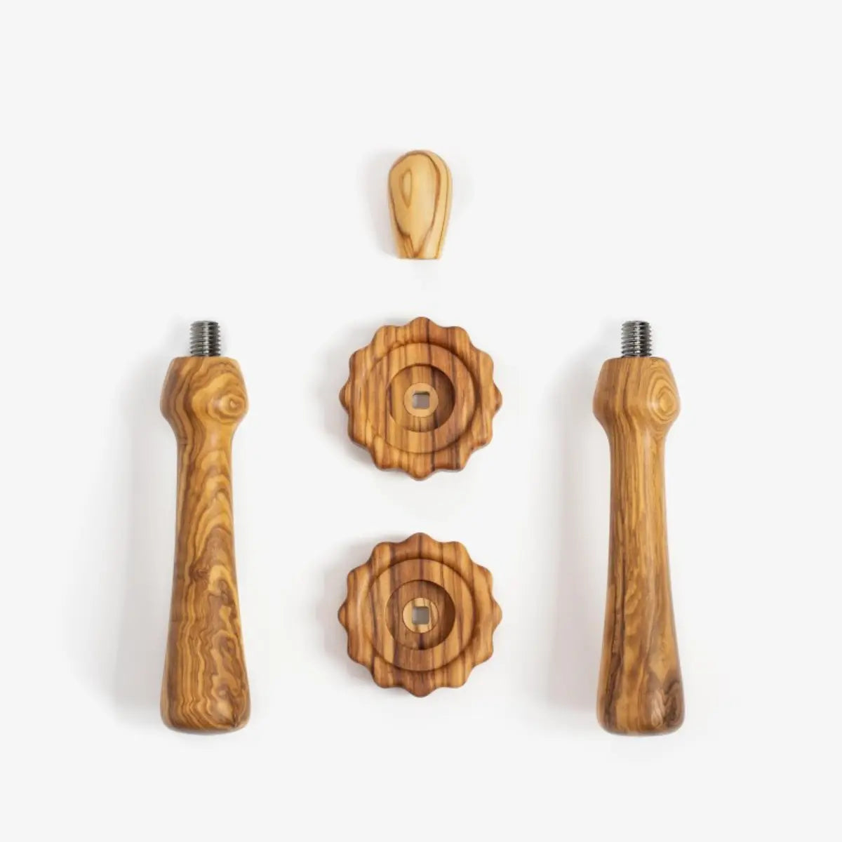 Wiedemann Manufaktur Classic Wooden Handle Set for Rocket without Portafilter Olive