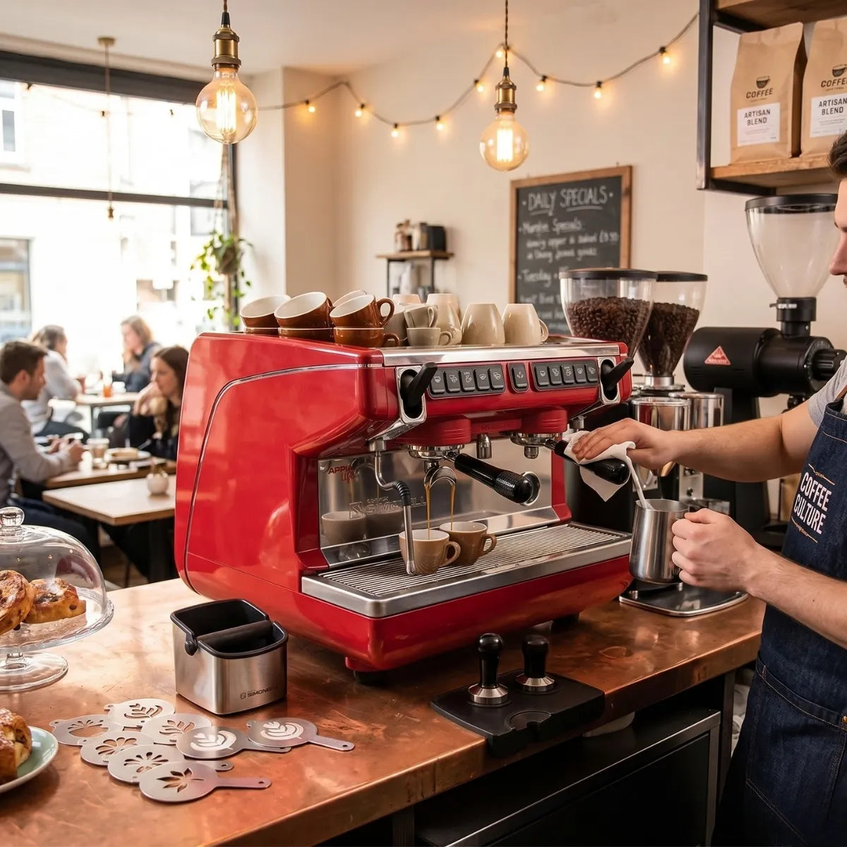 Appia Life Standard 2-Group Compact Espresso Machine - 7.5 Litre Boiler - Espresso Machine - Prime Coffee Suppliers
