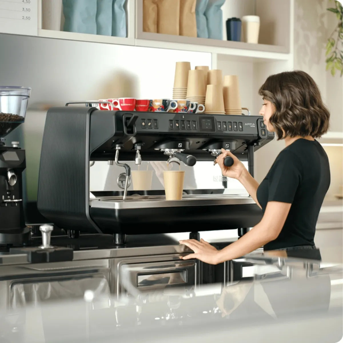 Nuova Simonelli Appia Viva XT Espresso Machine - 2 & 3 Group C-Automation System - Espresso Machine - Prime Coffee Suppliers