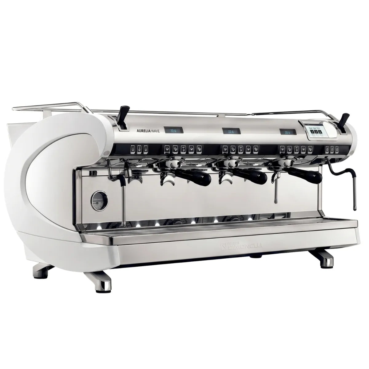 Nuova Simonelli Aurelia Wave T3 Espresso Machine - 2 & 3 Group T3 Technology - Espresso Machine - Prime Coffee Suppliers