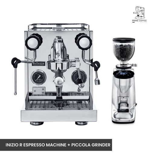 Bellezza Home Espresso Bundle - Inizio R and Inizio R Leva Espresso & Piccola Grinder