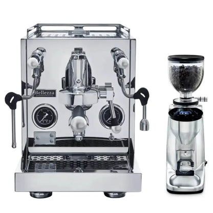 Bellezza Home Espresso Bundle - Inizio V Leva Espresso & Piccola Grinder