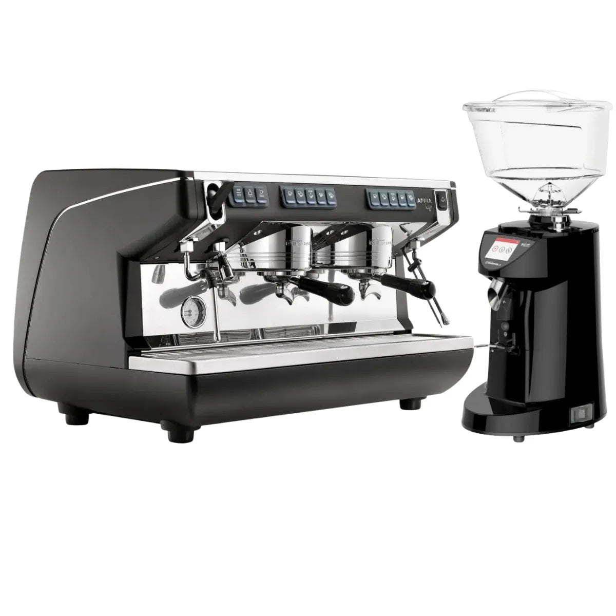 Nuova Simonelli Appia Life Standard Espresso Machine + MDJ Espresso Grinder Commercial Bundle Kit - Commercial Bundle- Prime Coffee Suppliers