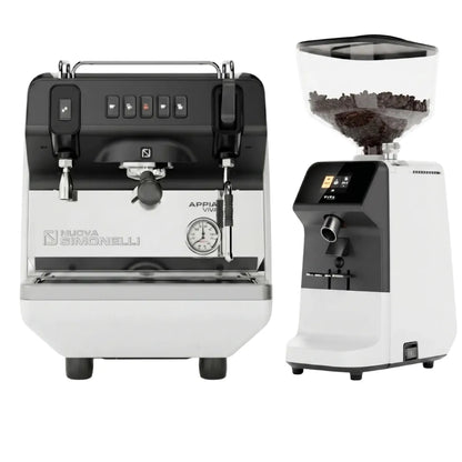 Nuova Simonelli Appia Viva Standard Espresso Machine + Viva Espresso Grinder Commercial Bundle Kit - Espresso Bundle - Prime Coffee Suppliers