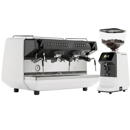 Nuova Simonelli Appia Viva Standard Espresso Machine + Viva Espresso Grinder Commercial Bundle Kit - Espresso Bundle - Prime Coffee Suppliers