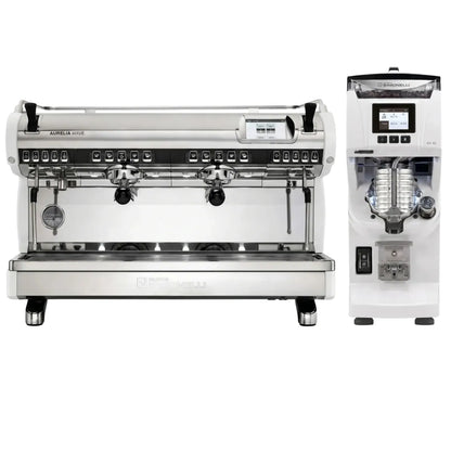 Nuova Simonelli Aurelia Wave Digit Espresso Machine + GX85 Series Grinder Commercial Bundle Kit - Commercial Bundle - Prime Coffee Suppliers