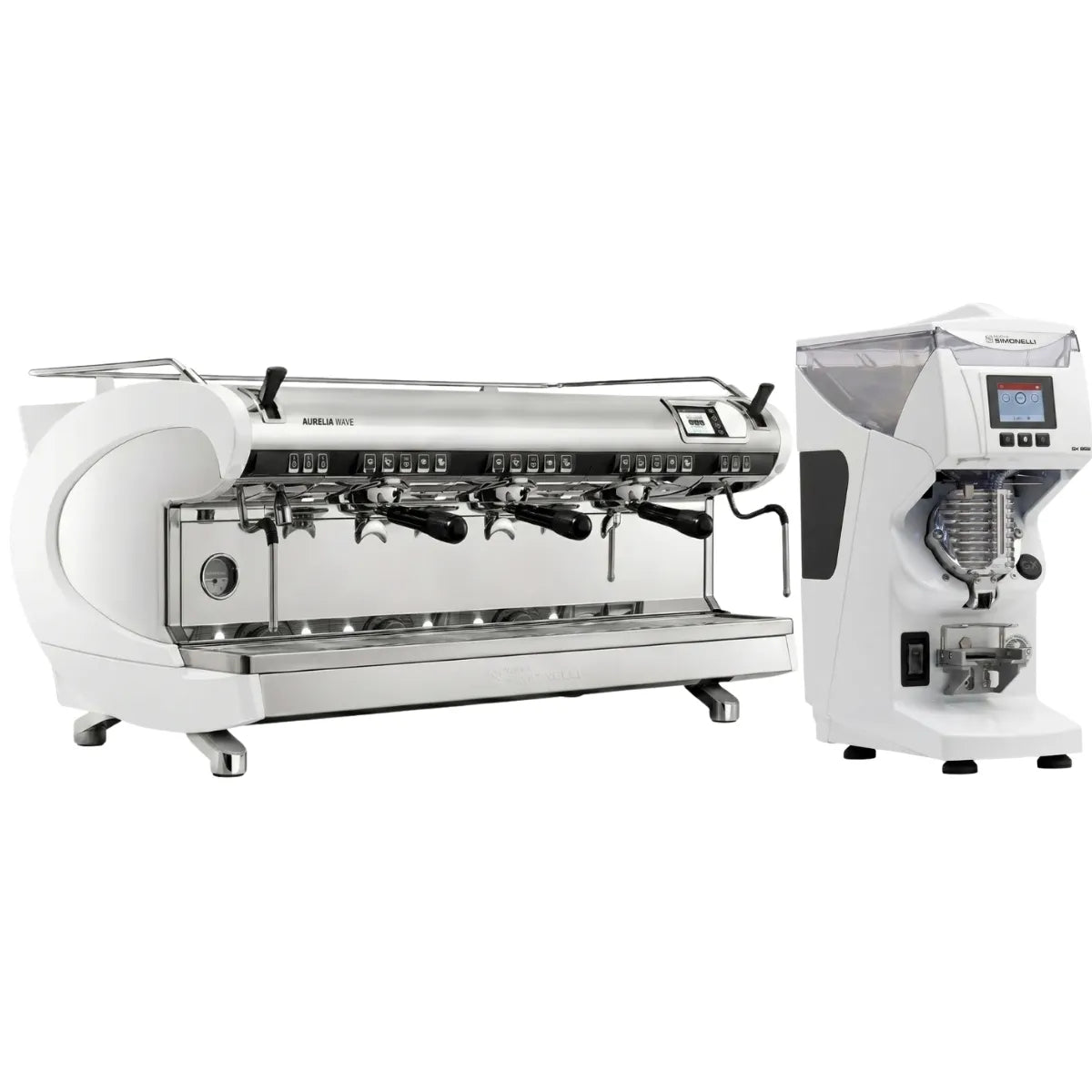Nuova Simonelli Aurelia Wave VOL Espresso Machine + GX85 Grinder Commercial Bundle Kit - Commercial Bundle - Prime Coffee Suppliers