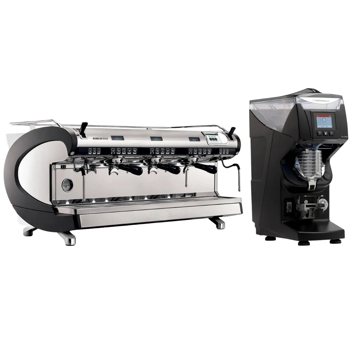 Nuova Simonelli Aurellia Wave T3 Espresso Machine + GX85 Series Grinder Commercial Bundle Kit - Commercial Bundle - Prime Coffee Suppliers