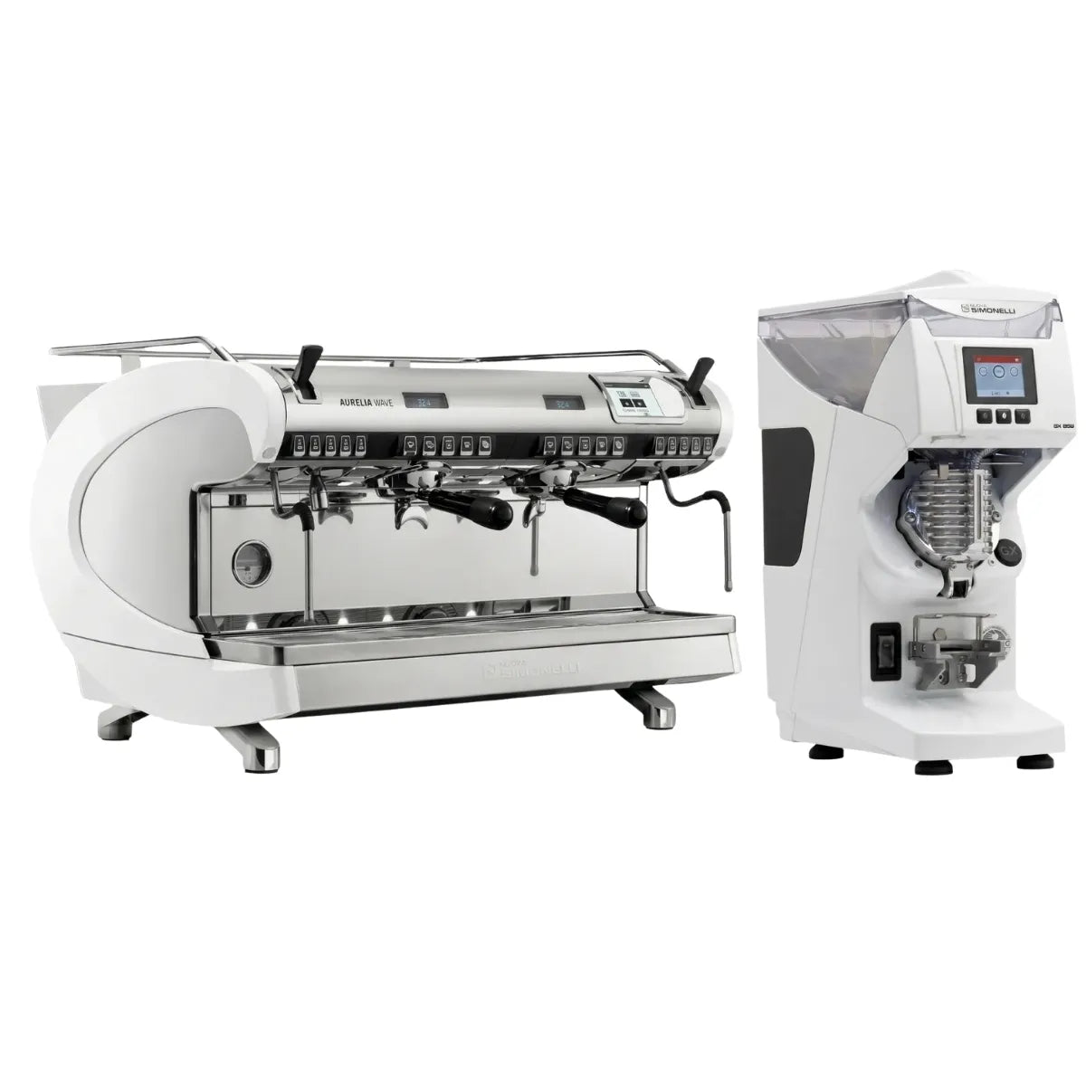 Nuova Simonelli Aurelia Wave VOL Espresso Machine + GX85 Grinder Commercial Bundle Kit - Commercial Bundle - Prime Coffee Suppliers