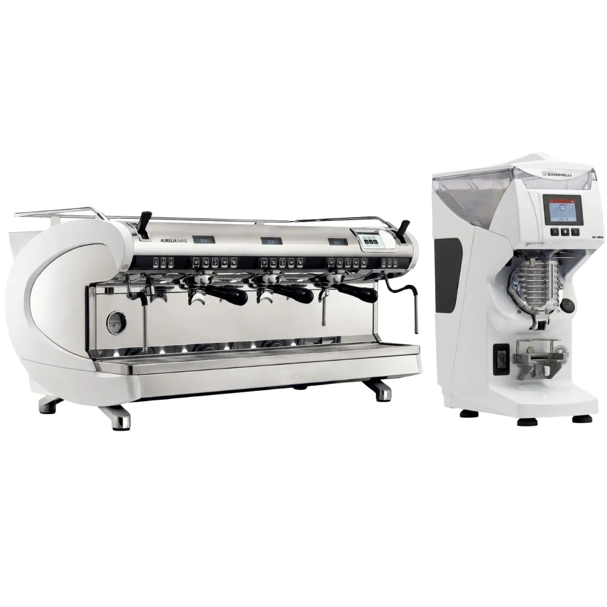 Nuova Simonelli Aurellia Wave T3 Espresso Machine + GX85 Series Grinder Commercial Bundle Kit - Commercial Bundle - Prime Coffee Suppliers