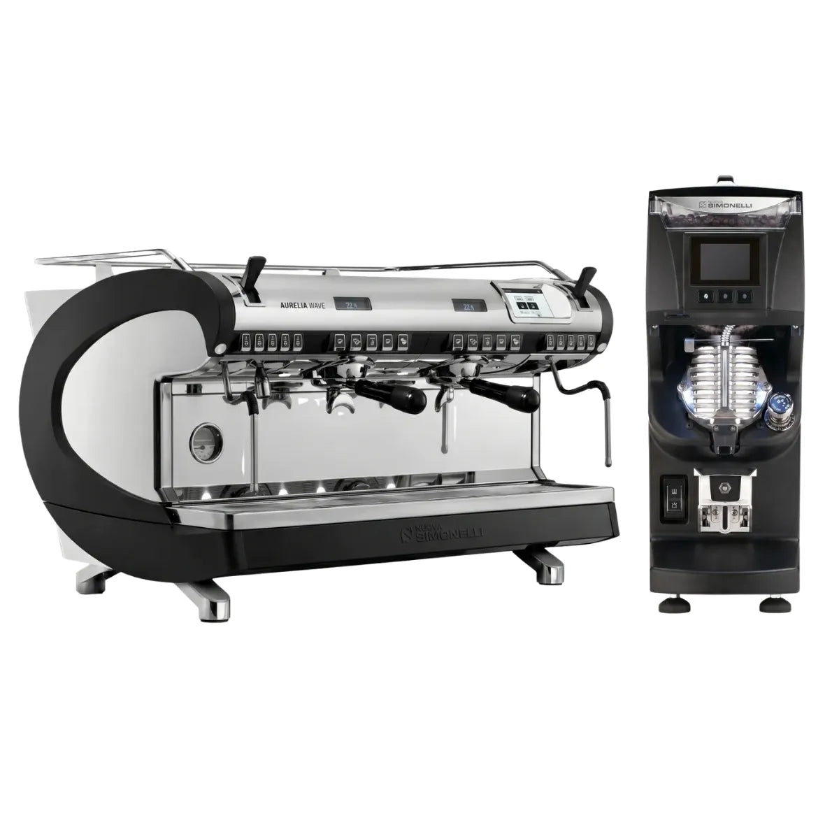 Nuova Simonelli Aurelia Wave VOL Espresso Machine + GX85 Grinder Commercial Bundle Kit - Commercial Bundle - Prime Coffee Suppliers