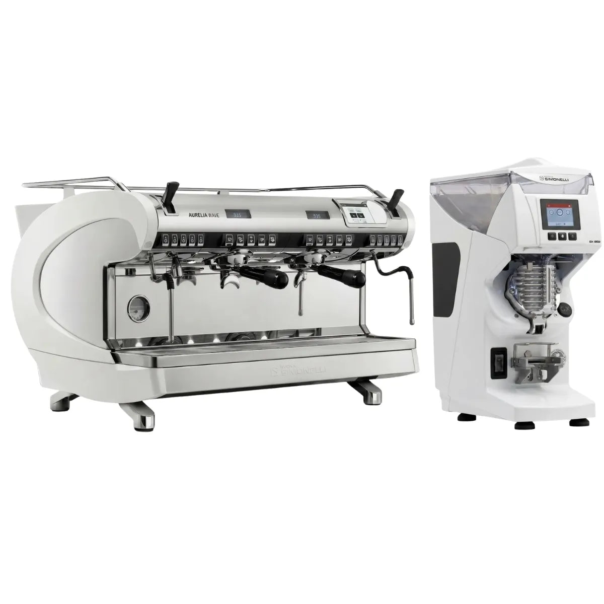 Nuova Simonelli Aurellia Wave T3 Espresso Machine + GX85 Series Grinder Commercial Bundle Kit - Commercial Bundle - Prime Coffee Suppliers