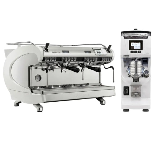 Nuova Simonelli Aurellia Wave T3 Espresso Machine + GX85 Series Grinder Commercial Bundle Kit - Commercial Bundle - Prime Coffee Suppliers