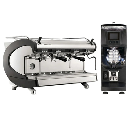 Nuova Simonelli Aurelia Wave Semi-Automatic Espresso Machine + GX85 Series Grinder Commercial Bundle Kit - Commercial Bundle - Prime Coffee Suppliers