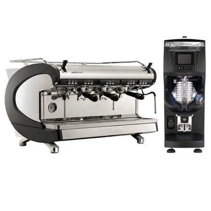 Nuova Simonelli Aurelia Wave Semi-Automatic Espresso Machine + GX85 Series Grinder Commercial Bundle Kit - Commercial Bundle - Prime Coffee Suppliers