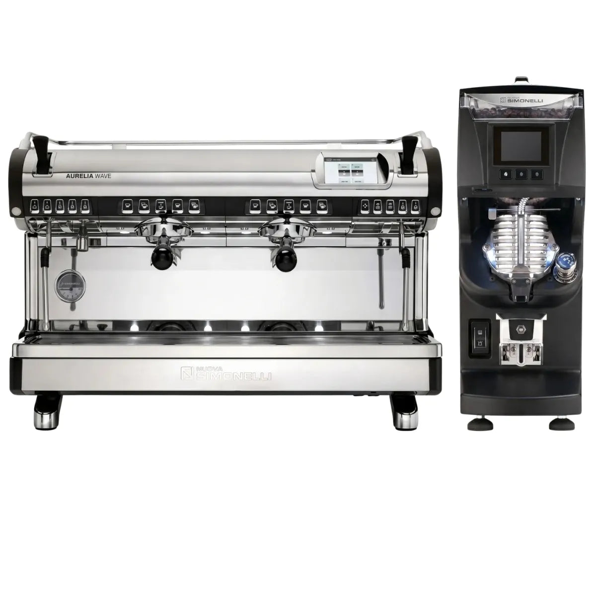 Nuova Simonelli Aurelia Wave Digit Espresso Machine + GX85 Series Grinder Commercial Bundle Kit - Commercial Bundle - Prime Coffee Suppliers