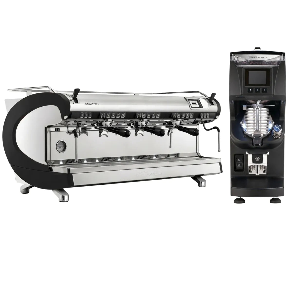 Nuova Simonelli Aurelia Wave Digit Espresso Machine + GX85 Series Grinder Commercial Bundle Kit - Commercial Bundle - Prime Coffee Suppliers
