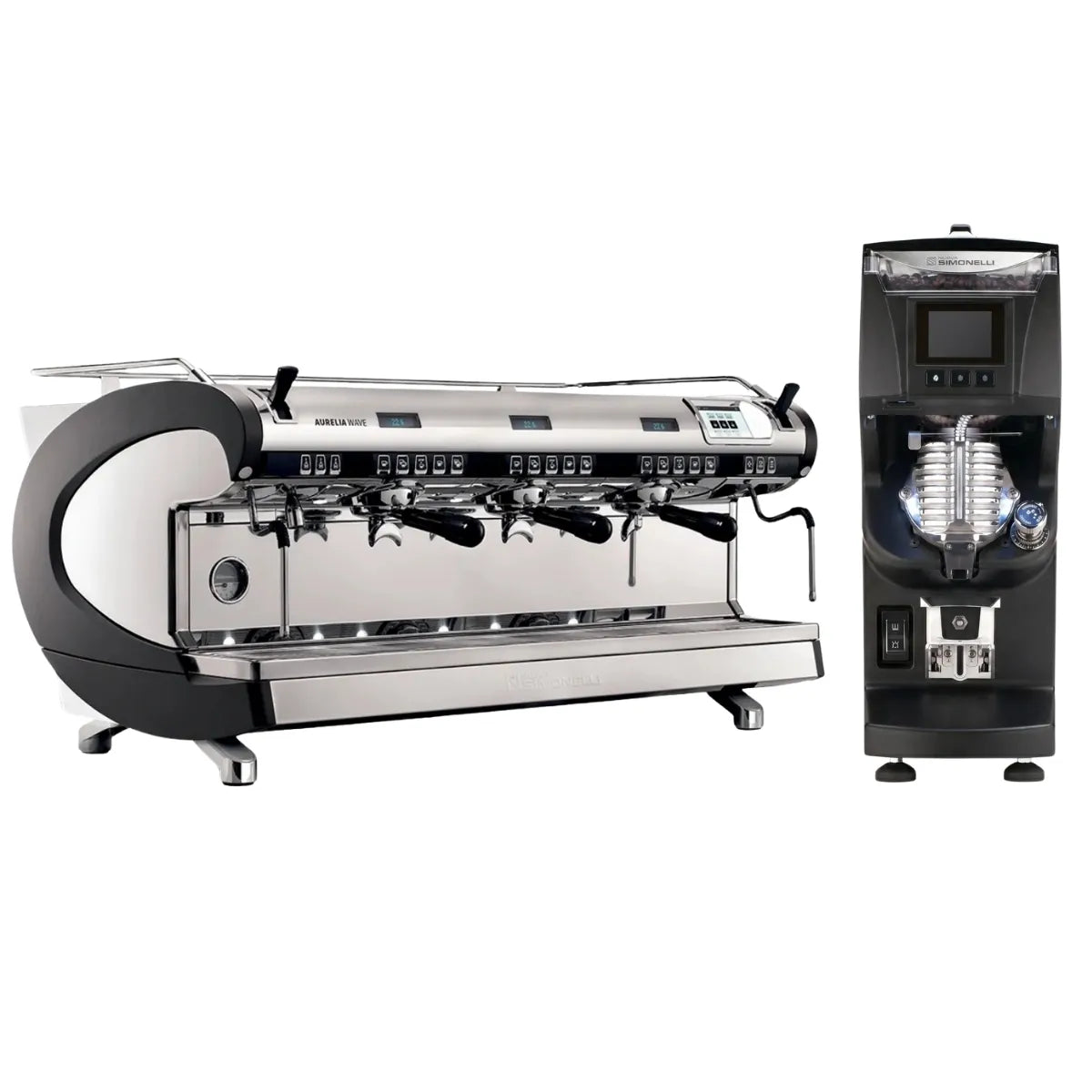 Nuova Simonelli Aurellia Wave T3 Espresso Machine + GX85 Series Grinder Commercial Bundle Kit - Commercial Bundle - Prime Coffee Suppliers