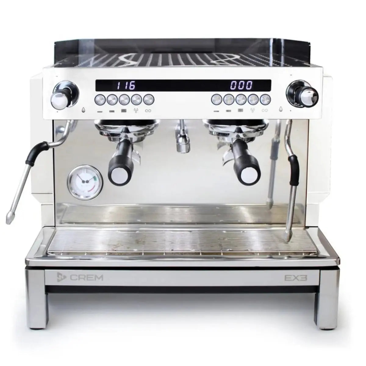 CREM EX3 2 Group Compact Mini Espresso Machine 6 Litres White
