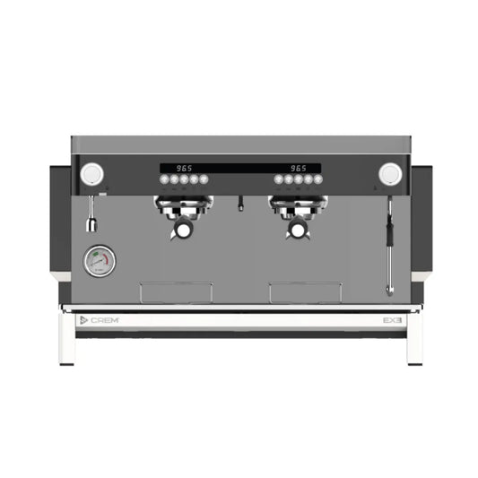 CREM EX3 2 Group Display Espresso Machine 11.5 Litres - Black/White Takeaway