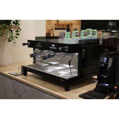 CREM EX3 2 Group Display Espresso Machine 11.5 Litres, Black & White TA