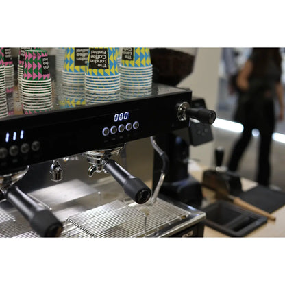 CREM EX3 2 Group Display Espresso Machine 11.5 Litres, Black & White TA