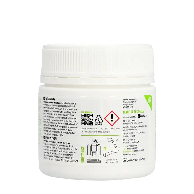 Cafetto 1.5g Tevo Mini Tablets - 100 Tablets