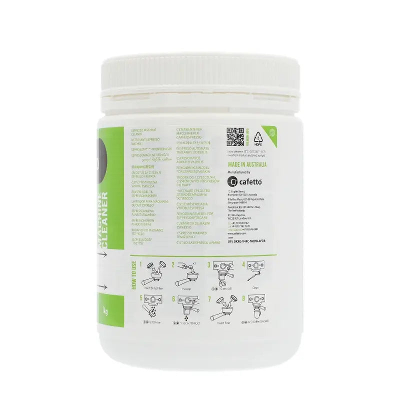 Cafetto 1kg Evo Espresso Machine Cleaner