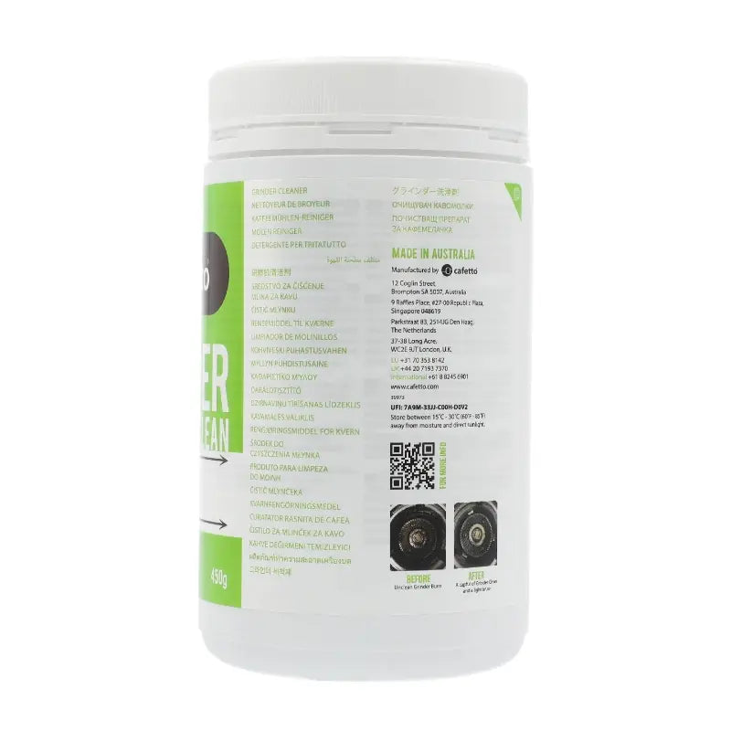 Cafetto 450g Grinder Clean