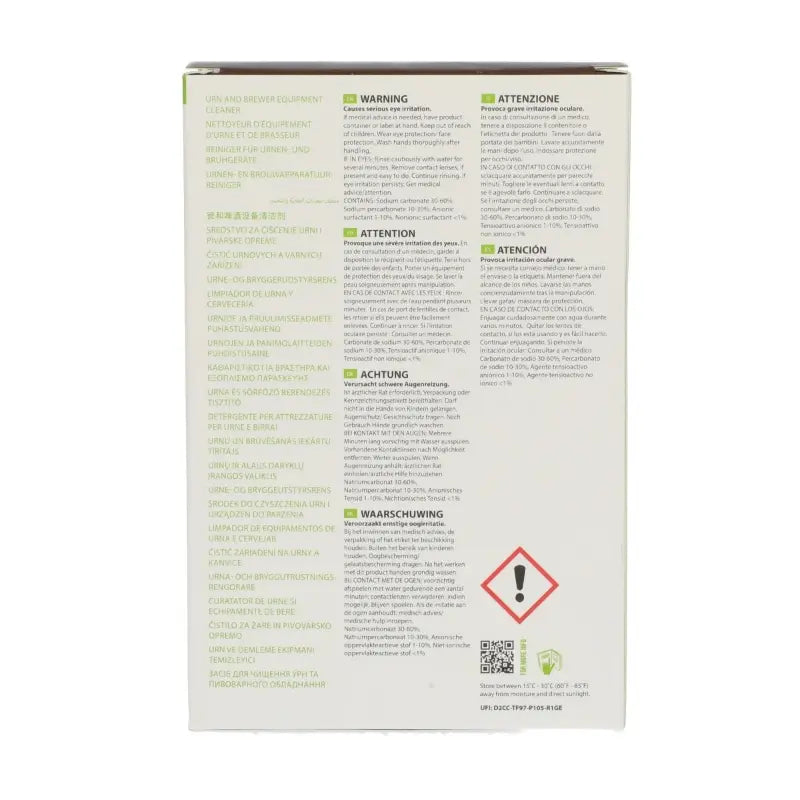 Cafetto Brew Clean 12x10g Sachet Box